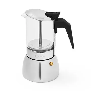 Гейзерная кофеварка 300 мл / на 6 порций (сталь / стекло) арт. 3246