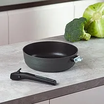 Сковорода со съемной ручкой 24 см Brilliant (глубокая)