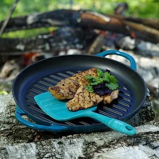 Сковорода-гриль чугунная эмалированная 30 см арт. 4044