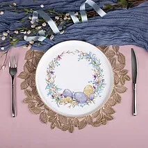 Тарелка из фарфора 26 см Easter holidays