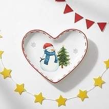 Блюдо сервировочное 19 см Merry Christmas арт. 0376