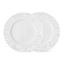 Набор из 2-х тарелок 25 см Noemi (костяной фарфор)