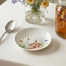 Блюдце фарфоровое 10 см Rabbit арт. 13507