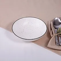 Тарелка глубокая 18 см (фарфор) Art deco