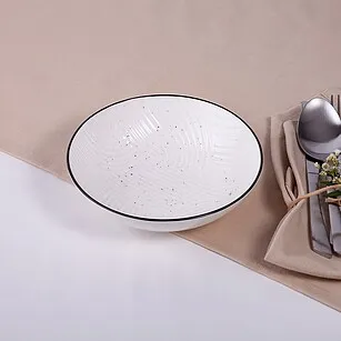 Тарелка глубокая 18 см (фарфор) Art deco