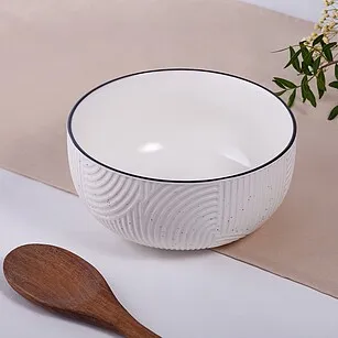 Салатник фарфоровый 20 х 9,5 см Art deco