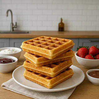 Творожные вафли в вафельнице: хрустящие снаружи, нежные внутри