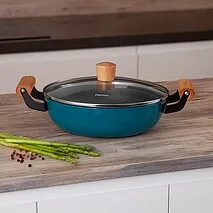 Сотейник 24 см / 2,5 л (эмалированный чугун) Seagreen