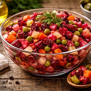 Винегрет: домашний рецепт пошагово