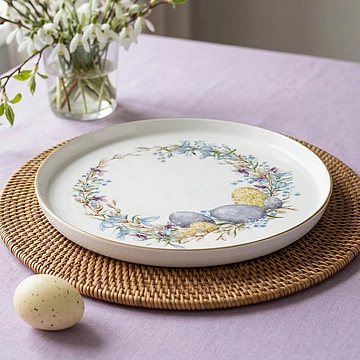 Тарелка из фарфора 26 см Easter holidays