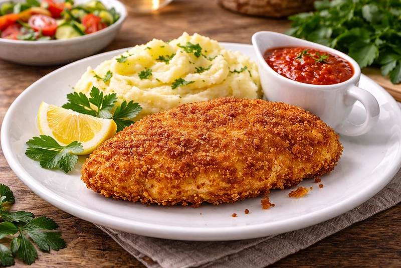 Куриный шницель: рецепт с хрустящей корочкой