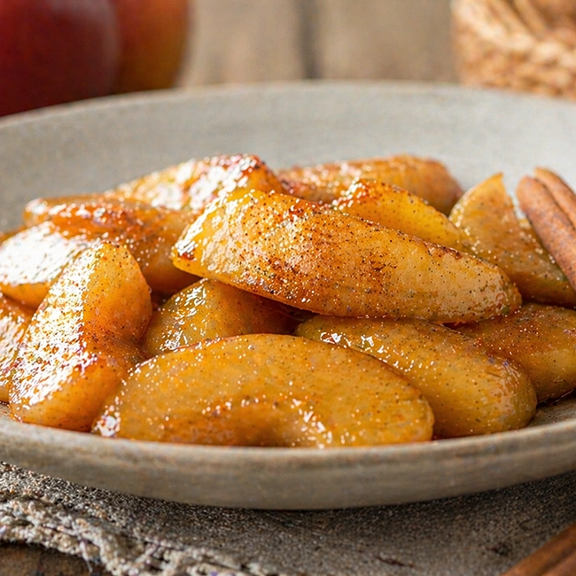 Карамелизированные яблоки: рецепт золотистых долек