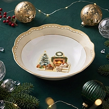 Салатник фарфоровый 23,5 х 6,5 см Christmas eve арт. 13333