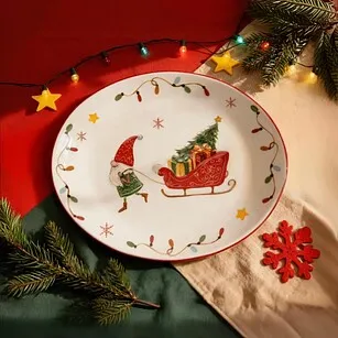 Сервировочное блюдо 30 см Merry Christmas арт. 0387