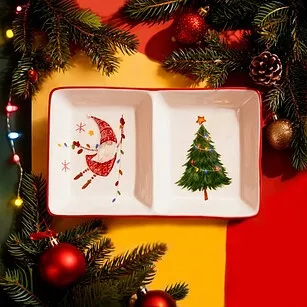 Менажница 18 см Merry Christmas арт. 0393