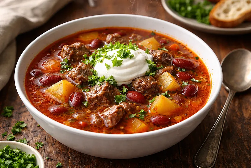 Суп с фасолью в томатном соусе: сытный и простой рецепт