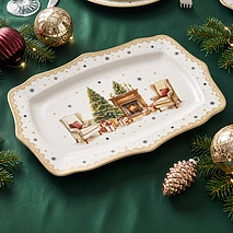 Фарфоровое блюдо 28 х 19 см Christmas eve арт. 13337