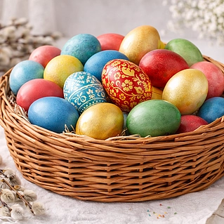 Как правильно красить яйца на Пасху