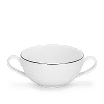 Бульонница из фарфора 300 мл Platinum