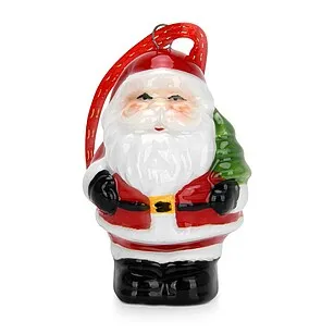 Елочная игрушка из доломита 4 х 6 см "Санта" арт. 0419