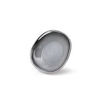 Блюдце фарфоровое 10 см Elegante gray арт. 13456