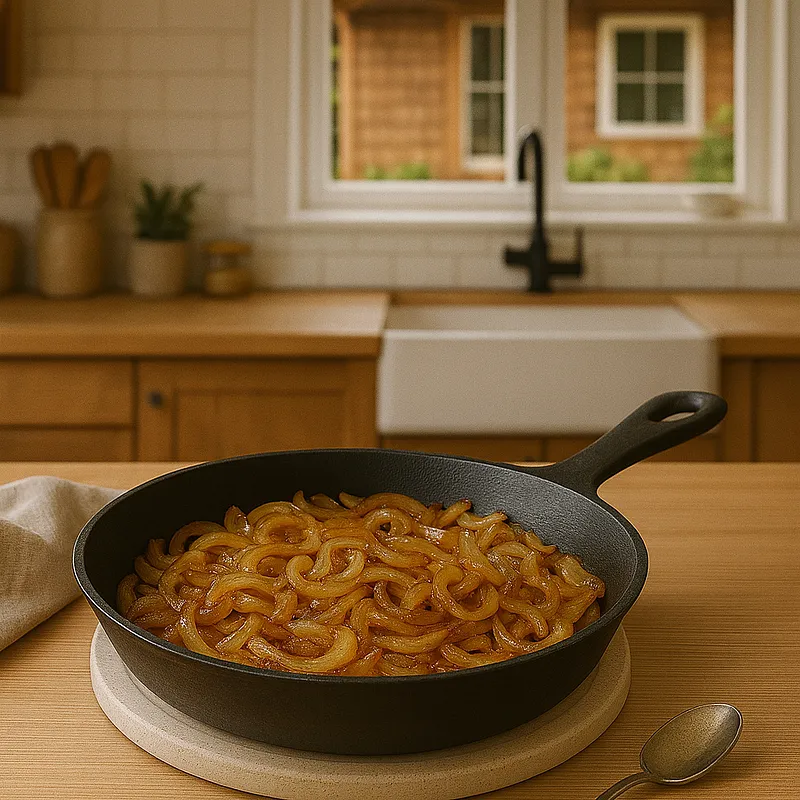 Лук на сковороде: рецепт золотистого и ароматного лука