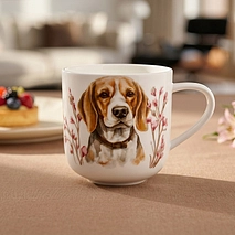 Кружка фарфоровая 380 мл Dogs арт. 16138