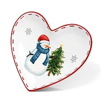 Блюдо сервировочное 19 см Merry Christmas арт. 0376