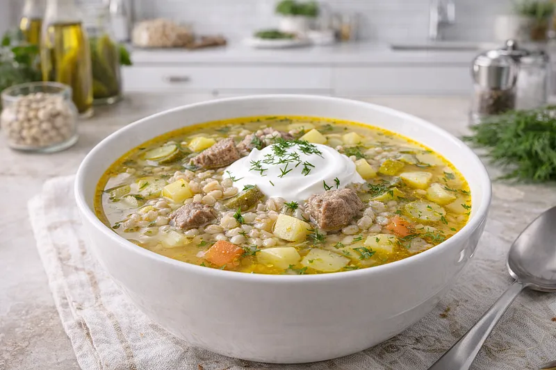 Рассольник: классический рецепт с перловкой