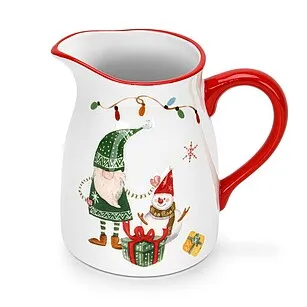 Кувшин для воды из доломита 1,25 л Merry Christmas арт. 0392