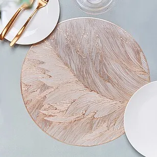 Сервировочный коврик D 38 см (ПВХ) арт. 0729