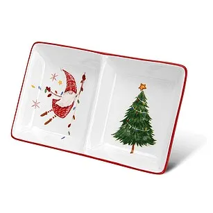 Менажница из доломита 18 х 11 см Merry Christmas арт. 0393