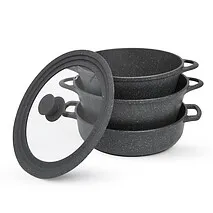 Набор посуды 4 пр. (алюминий) Unique pro