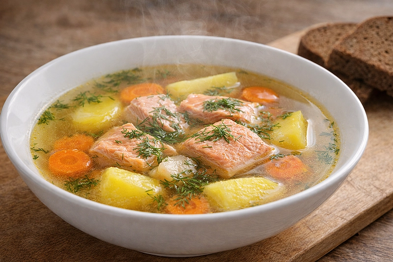 Уха из форели: рецепт пошагово с головы и хвоста