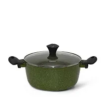 Кастрюля алюминиевая с крышкой 20 см / 2,25 л Jenny