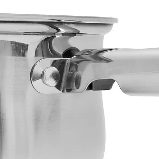 Ковш индукционный 16 см / 2,1 л с крышкой Felina (нерж. сталь)