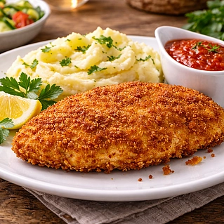 Куриный шницель: рецепт с хрустящей корочкой