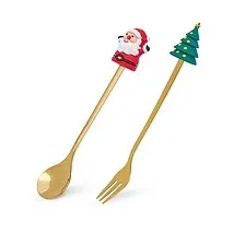 Набор десертных столовых приборов 2 пр. Сhristmas арт. 3066