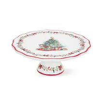 Подставка для торта 20 см New year (фарфор)