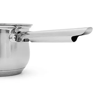 Ковш индукционный 16 см / 2,1 л с крышкой Felina (нерж. сталь)