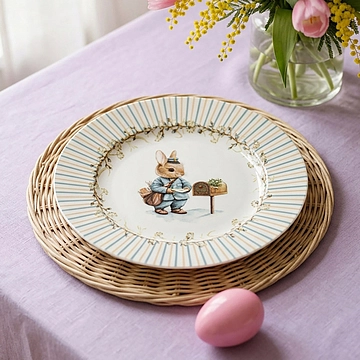 Тарелка фарфоровая 19 см Easter арт. 16100