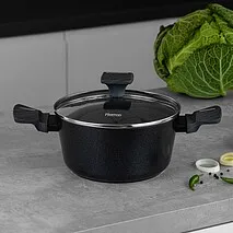 Кастрюля с антипригарным покрытием 20 см / 2,67 л индукция Ferro