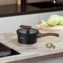 Ковш с крышкой антипригарный 1,2 л / 16 см Filomena (индукция)