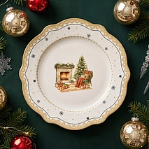 Фарфоровая тарелка 20 см Christmas eve арт. 13332