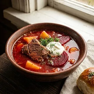 Классический украинский борщ: пошаговый рецепт как у бабушки