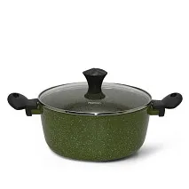 Кастрюля алюминиевая с крышкой 28 см / 6,7 л Jenny