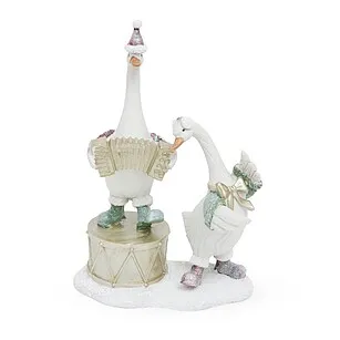 Статуэтка "Гусиный дуэт" 17,5 см (полирезин)