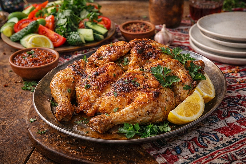 Цыпленок табака: рецепт с хрустящей корочкой