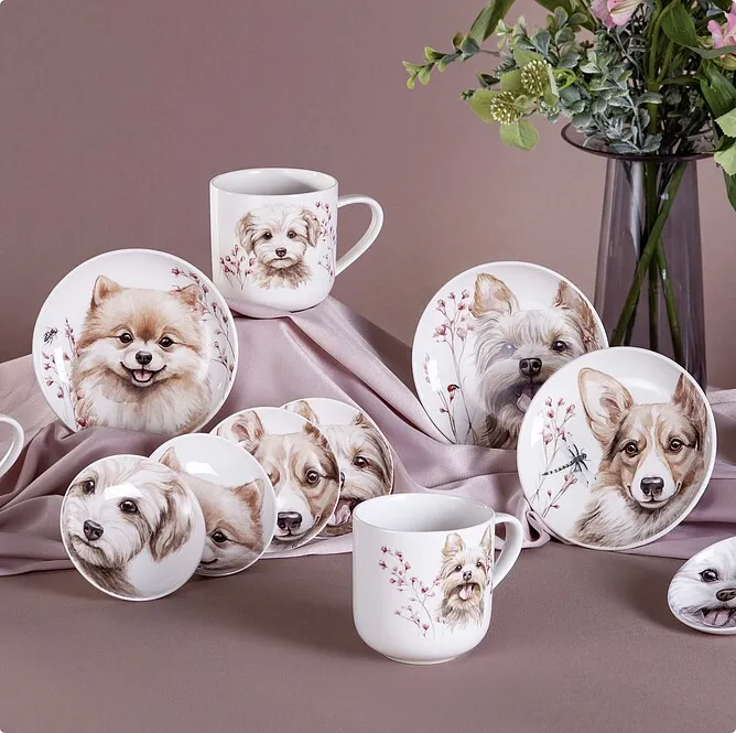 Посуда из фарфора Dogs