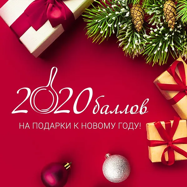 2020 БАЛЛОВ НА НОВОГОДНИЕ ПОДАРКИ ОТ FISSMAN